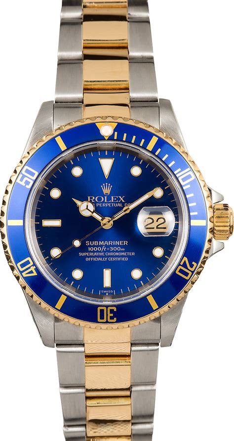 blue and black face rolex|Rolex watch with blue face.